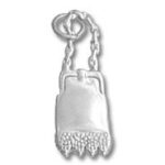 Antique beaded chain-strap evening purse