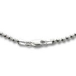 silver ball chain necklace clasp