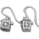 Silver Prayer Box Earrings