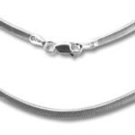 3mm Flat Oval Snake Chain