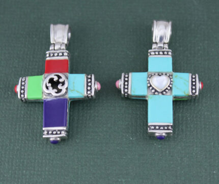 Cross Pendant with two Sides