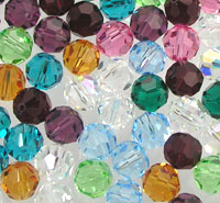 8mm Faceted Round Crystals