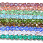 8mm Czech Crackle Round