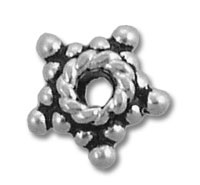 flower-shaped metal spacer bead