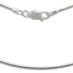 1.5mm Round Omega Chain