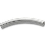 Curved stainless steel tube