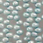 Light blue freshwater pearls