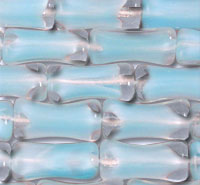 stacked translucent blue gel ice packs