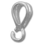 Silver metal snap hook