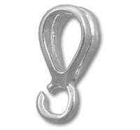 Silver metal snap hook