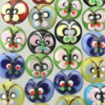 Multi-Color Butterfly Glass Bead