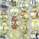 Gold Foil Glass Beads