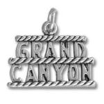 Silver Grand Canyon pendant charm