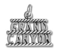 Silver Grand Canyon pendant charm