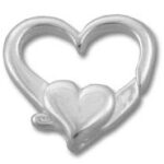 Heart within a Heart Lobster Clasp