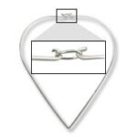 V-shaped Choker with Hook Clasp