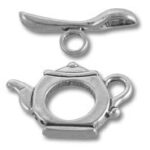 Large Tea Pot & Spoon Toggle