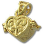 Vermeil Heart Prayer Box