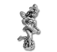 Silver Tinker Bell charm pendant