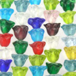 Multi-Colored Flower Beads