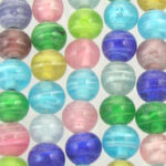 9mm Round Glass Beads
