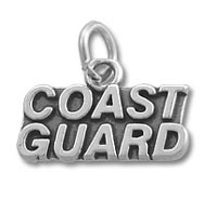 Silver Coast Guard pendant charm
