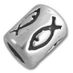 Spacer Bead with Fish