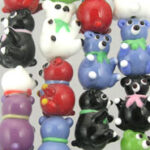 Glass Teady Bear Beads