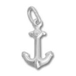 small silver anchor pendant charm