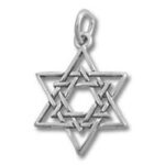 Silver Star of David pendant