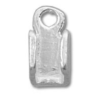 silver pendant bail jewelry finding