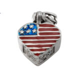 Heart with American Flag Prayer Box
