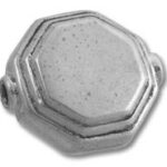 antique octagonal silver pillbox