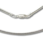 2mm Round Omega Chain