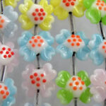 Flower Glass Beads