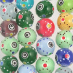 Round Lampwork Beads