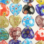 Heart Lampwork Beads