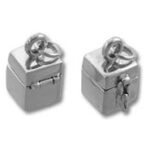 Silver Plain Cube Prayer Box
