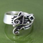 Musical Notes Adjustable Ring