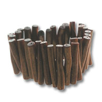 Rustic twig napkin ring