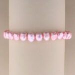 Pink freshwater pearl bracelet