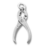 Stainless steel nutcracker with hanging ring