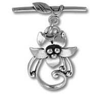 Large Flower Toggle