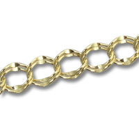 Gold Filled Double Link Flat