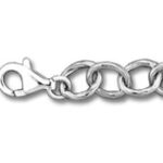 Silver chain with lobster clasp