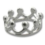 Crown Silver Ring