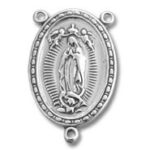 Oval Miraculous Medal depicting Virgin Mary