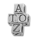 5.5mm Letter Alphaber Beads