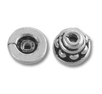Silver metal snap fasteners, male and female