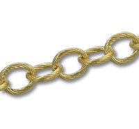 Gold Filled Oval Chain 6 x 7mm